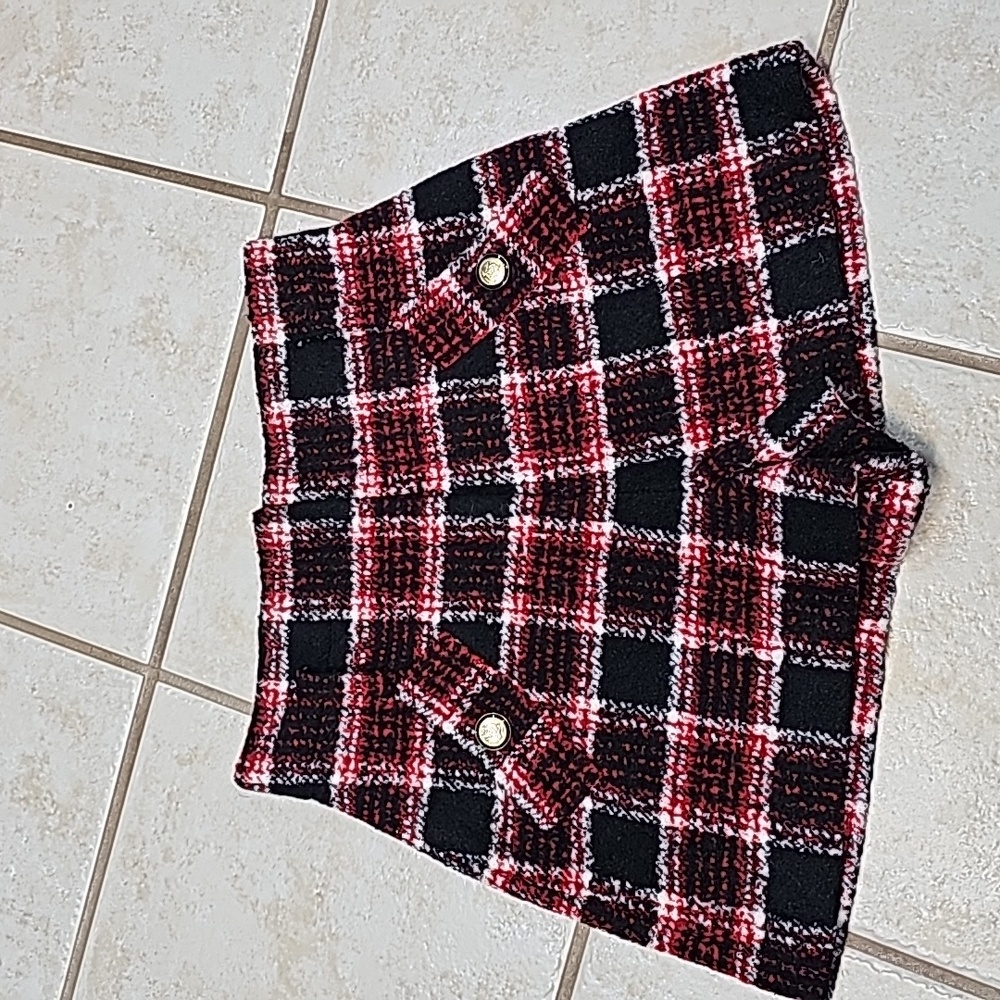 Maje plaid shorts